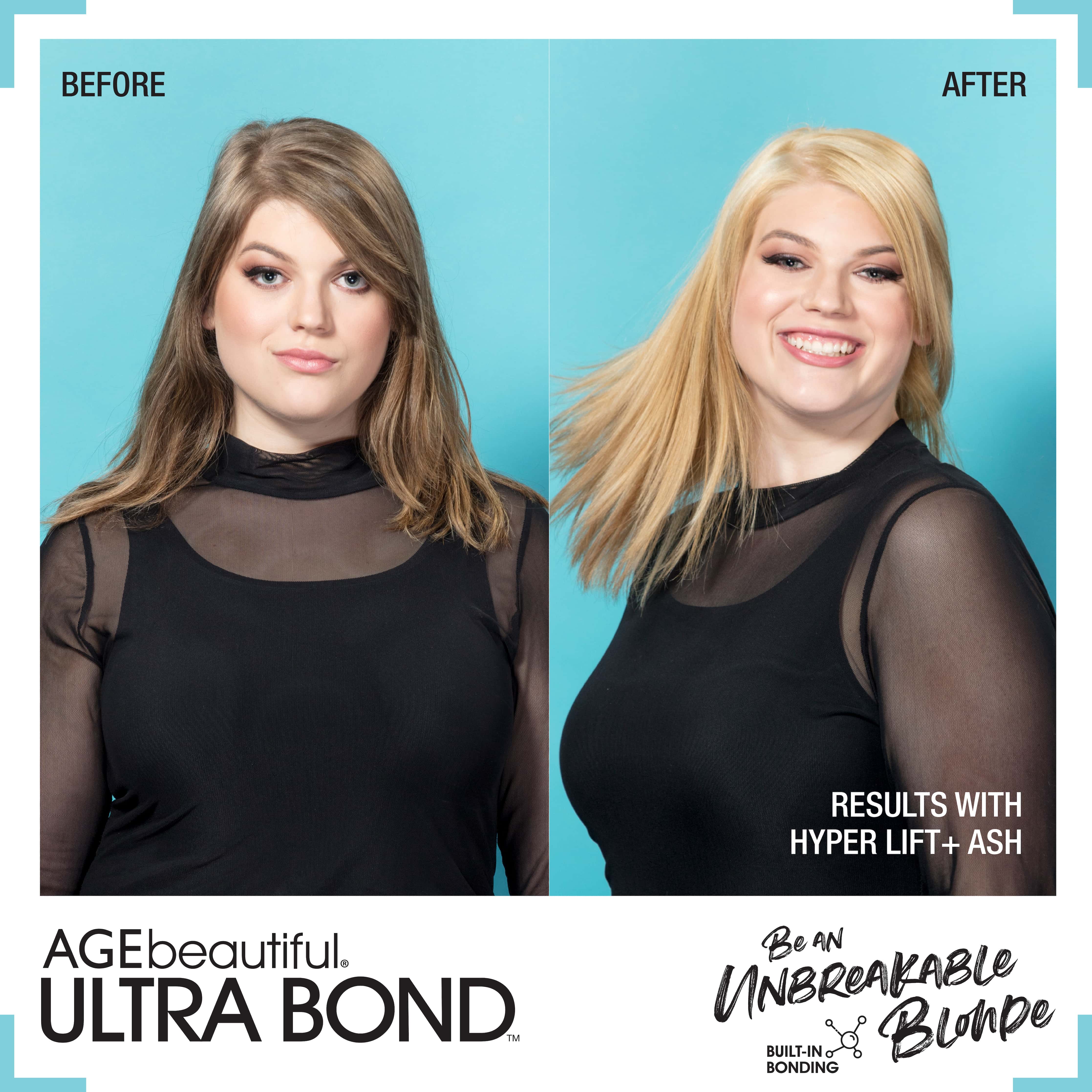 ULTRA BOND™ Hyper-Lift Blonde Lifts & Tones - ASH to Neutralize unwanted Gold Tones - 2 oz