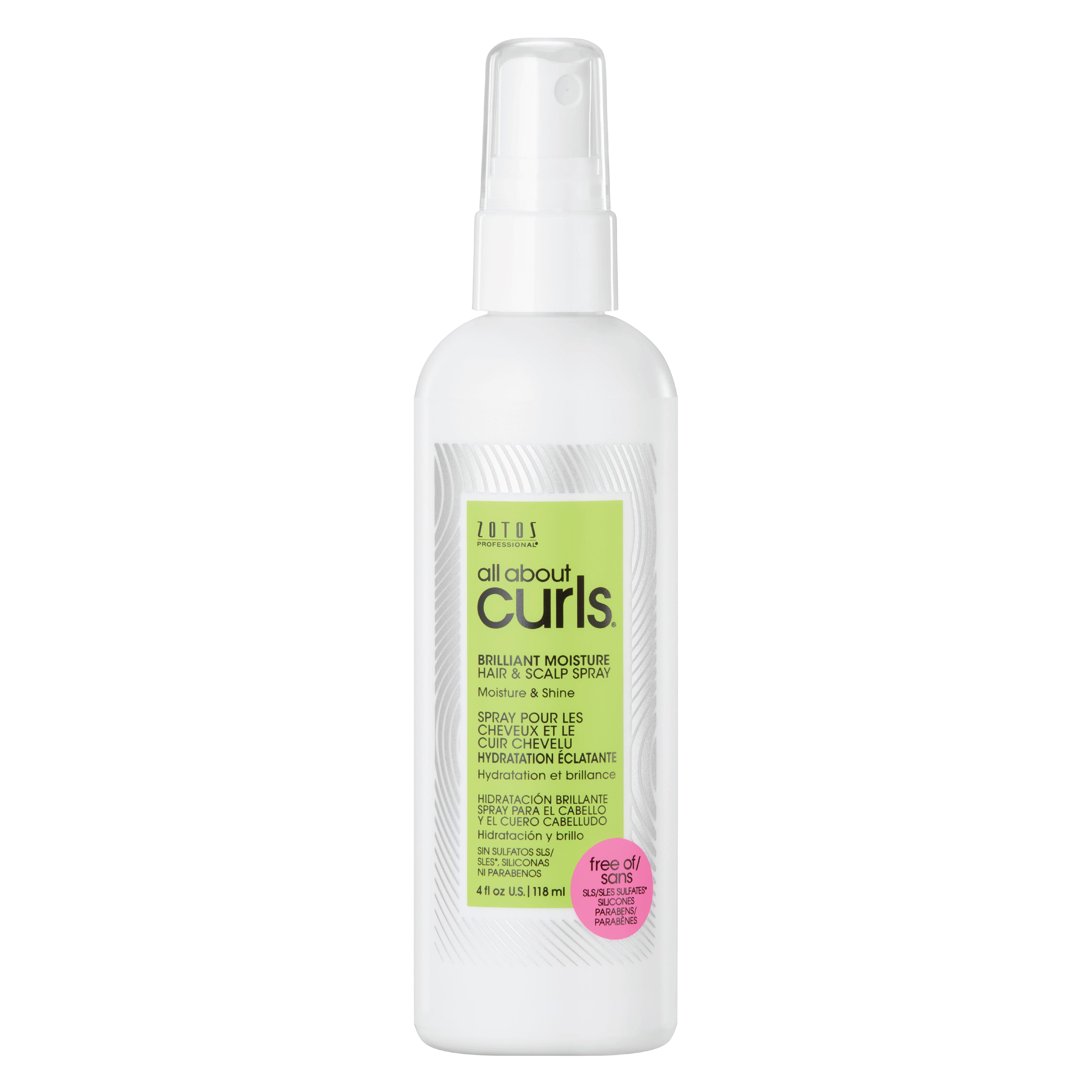 All About Curls® Brilliant Moisture Hair & Scalp Spray Oil