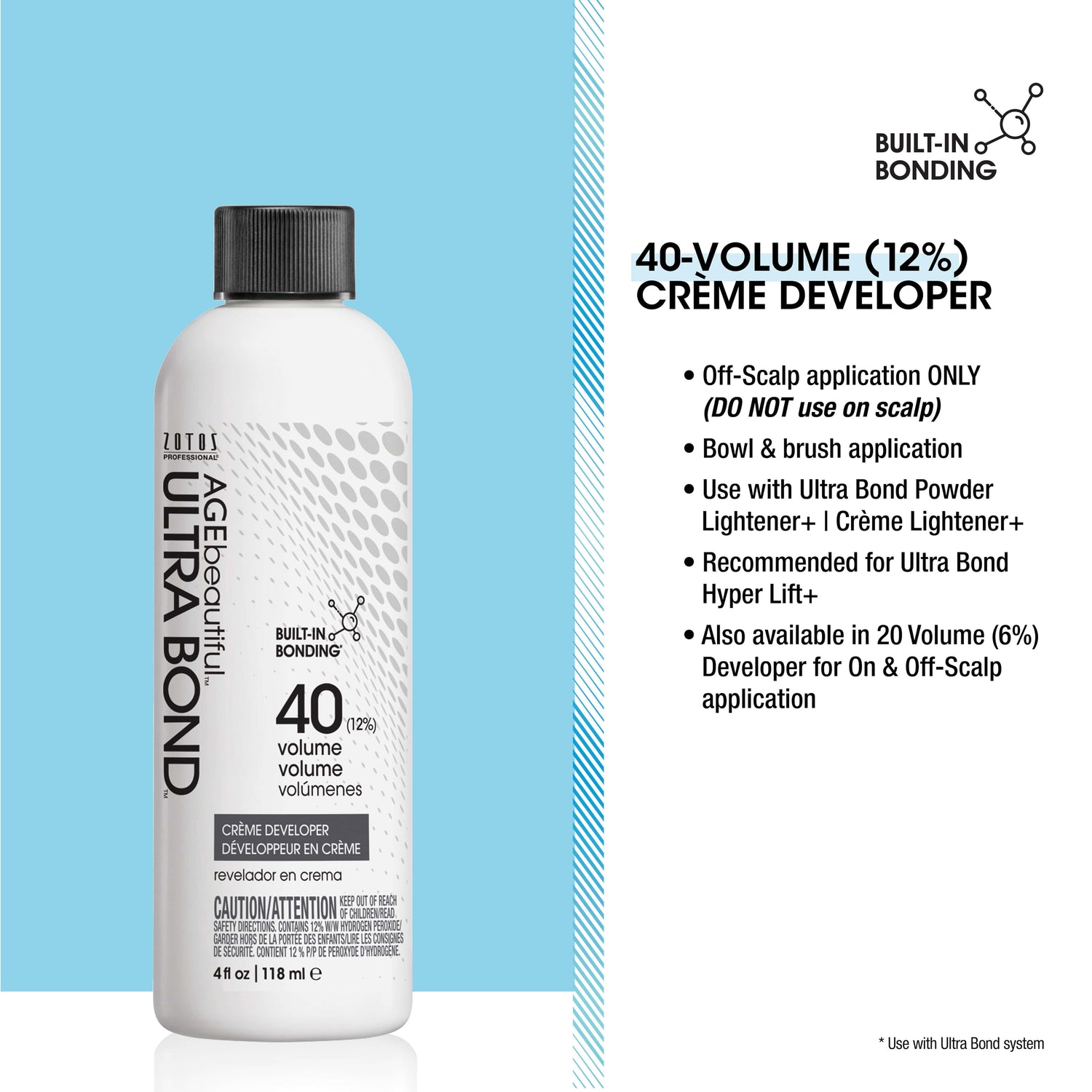 ULTRA BOND™ Crème Developer - 40 Volume