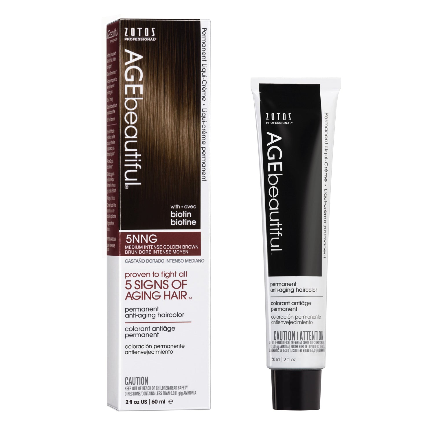 AGEbeautiful® Anti-Aging 100% Gray Coverage Liqui-Crème - Brown