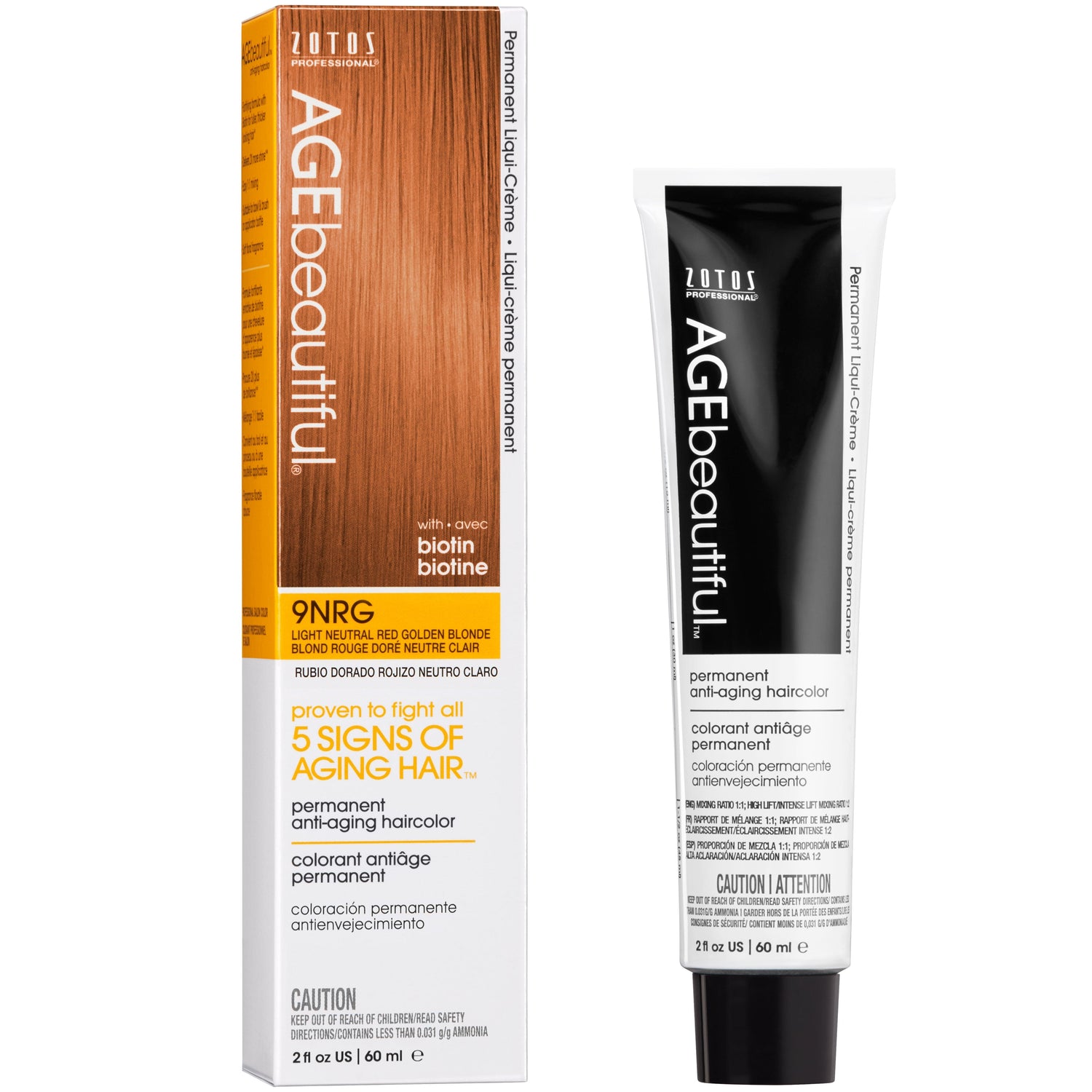 AGEbeautiful® Anti-Aging 100% Gray Coverage Liqui-Crème - Red/Violet Shades