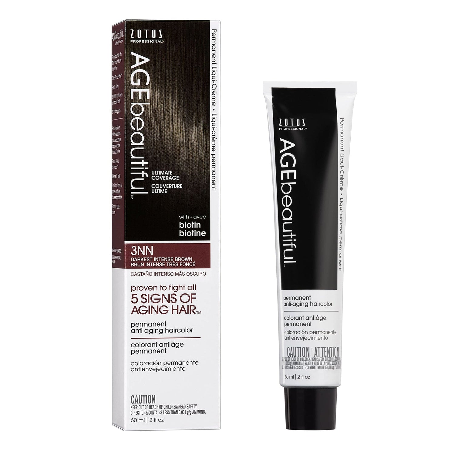 AGEbeautiful® Anti-Aging 100% Gray Coverage Liqui-Crème - Brown Shades