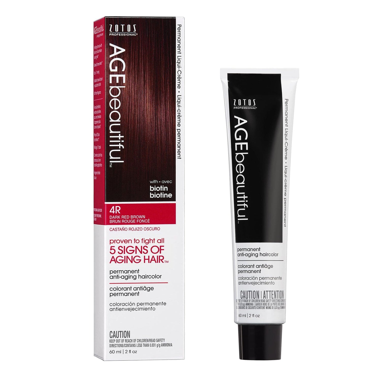 AGEbeautiful® Anti-Aging 100% Gray Coverage Liqui-Crème - Red/Violets