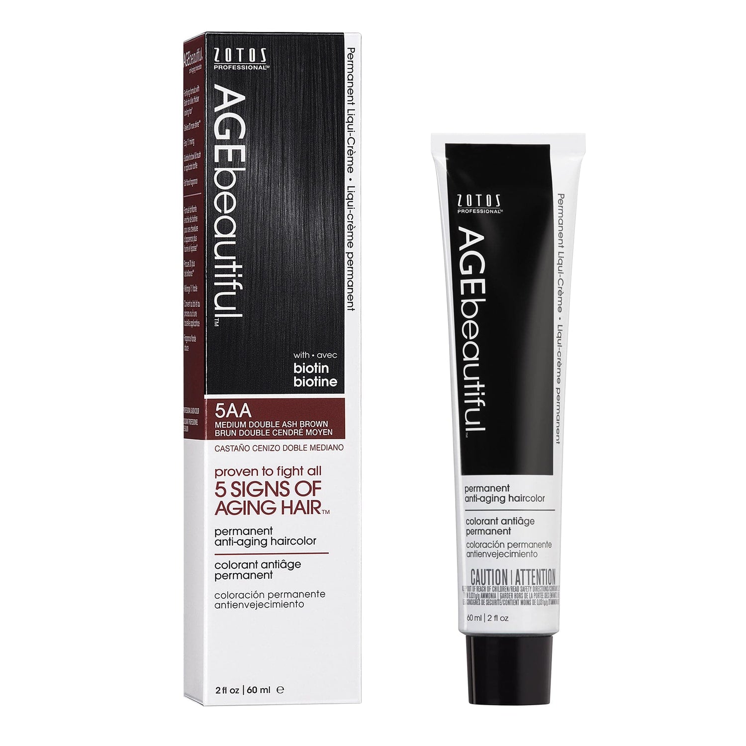 AGEbeautiful® Anti-Aging 100% Gray Coverage Liqui-Crème - Brown Shades