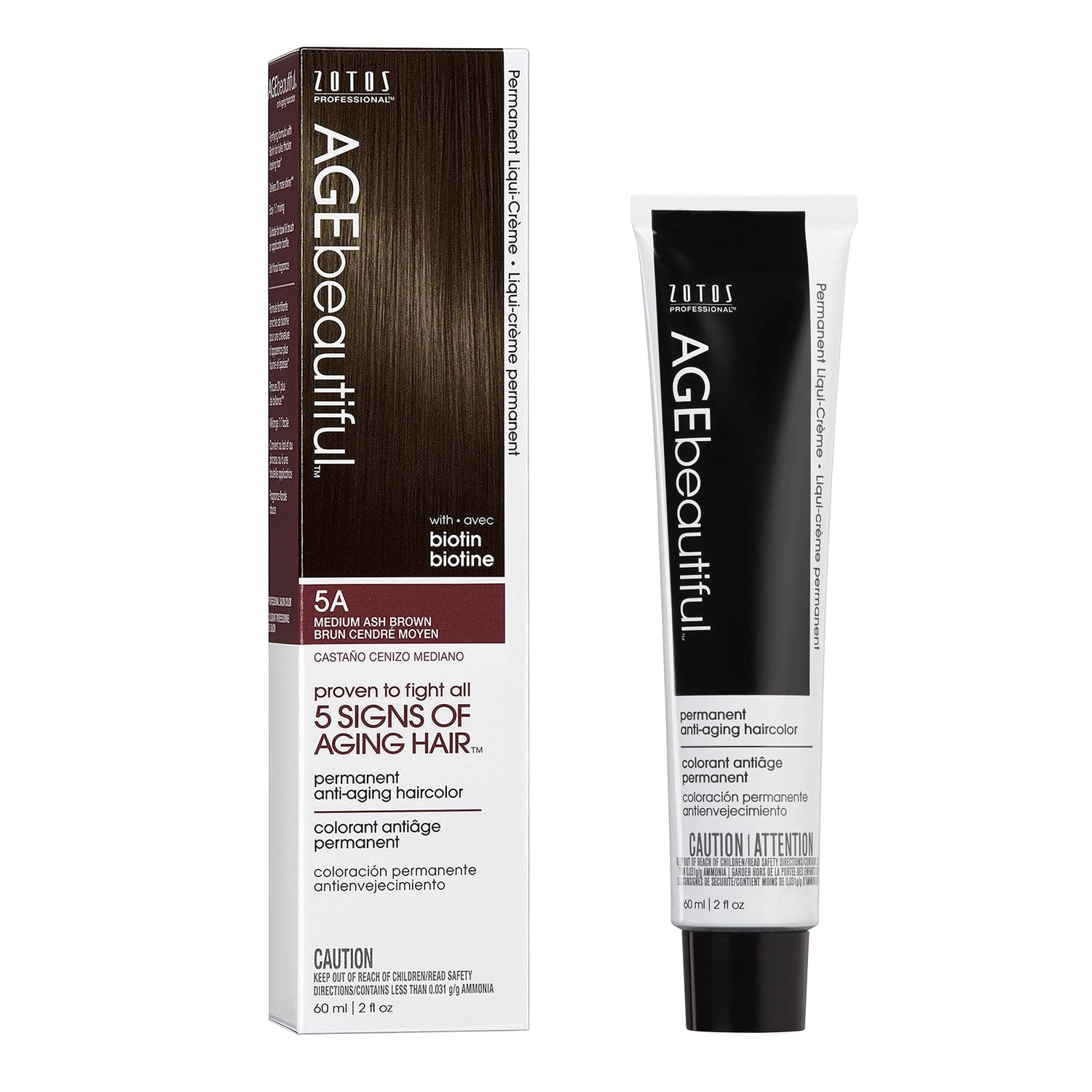 AGEbeautiful® Anti-Aging 100% Gray Coverage Liqui-Crème - Brown Shades