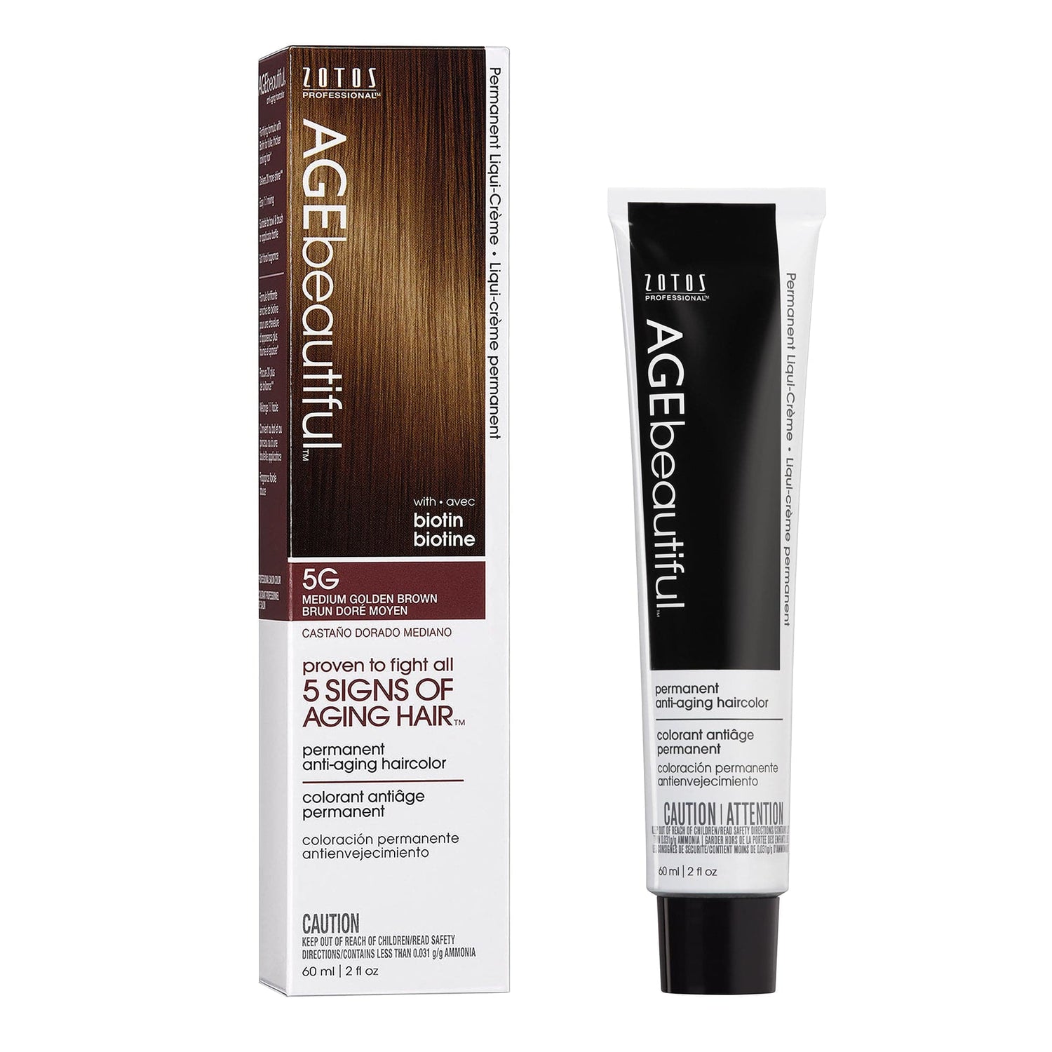 AGEbeautiful® Anti-Aging 100% Gray Coverage Liqui-Crème - Brown