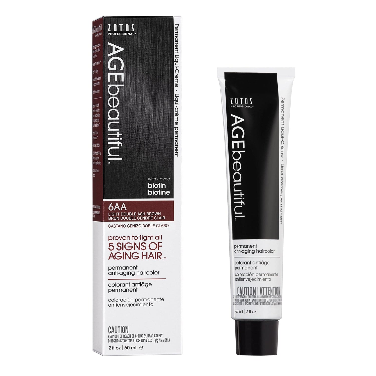 AGEbeautiful® Anti-Aging 100% Gray Coverage Liqui-Crème - Brown Shades
